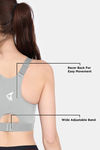 Zelocity High Impact Moisture Wicking Sports Bra - Wild Dove — thumbnail 8